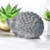 21CM GREY CEMENT HEDGEHOG - Image 7