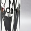 18" ROUND BLACK & WHITE UMBRELLA STAND - Image 2