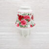 8 Inch Floral LED Nightlight – Red and Pink Traditional Design
