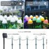 10 Piece Solar Mushroom Lights - Image 3