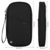 RFID Passport Organiser Wallet - Black