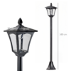 Outsunny Solar Powered Lamp Post, IP44, 18Lx18Wx160H cm-Black Outsunny Solar Powered Lamp Post, IP44, 18Lx18Wx160H cm-Black - Image 3