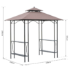 2.5x1.5m BBQ Tent Canopy Patio Outdoor Awning Gazebo Party Sun Shelter - Image 3