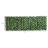 Outsunny Artificial Leaf Hedge Screen Privacy Fence Panel for Garden 3Mx1M - Image 3