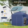 2x2m Garden Pop Up Gazebo Marquee Party Tent Wedding Awning Canopy - Image 3