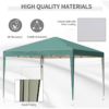 3x3m Garden Pop Up Gazebo Marquee Party Tent Wedding Canopy UV Protection - Image 3