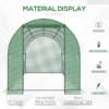 Polytunnel Walk-in Greenhouse with Zip Door and Windows - Image 3