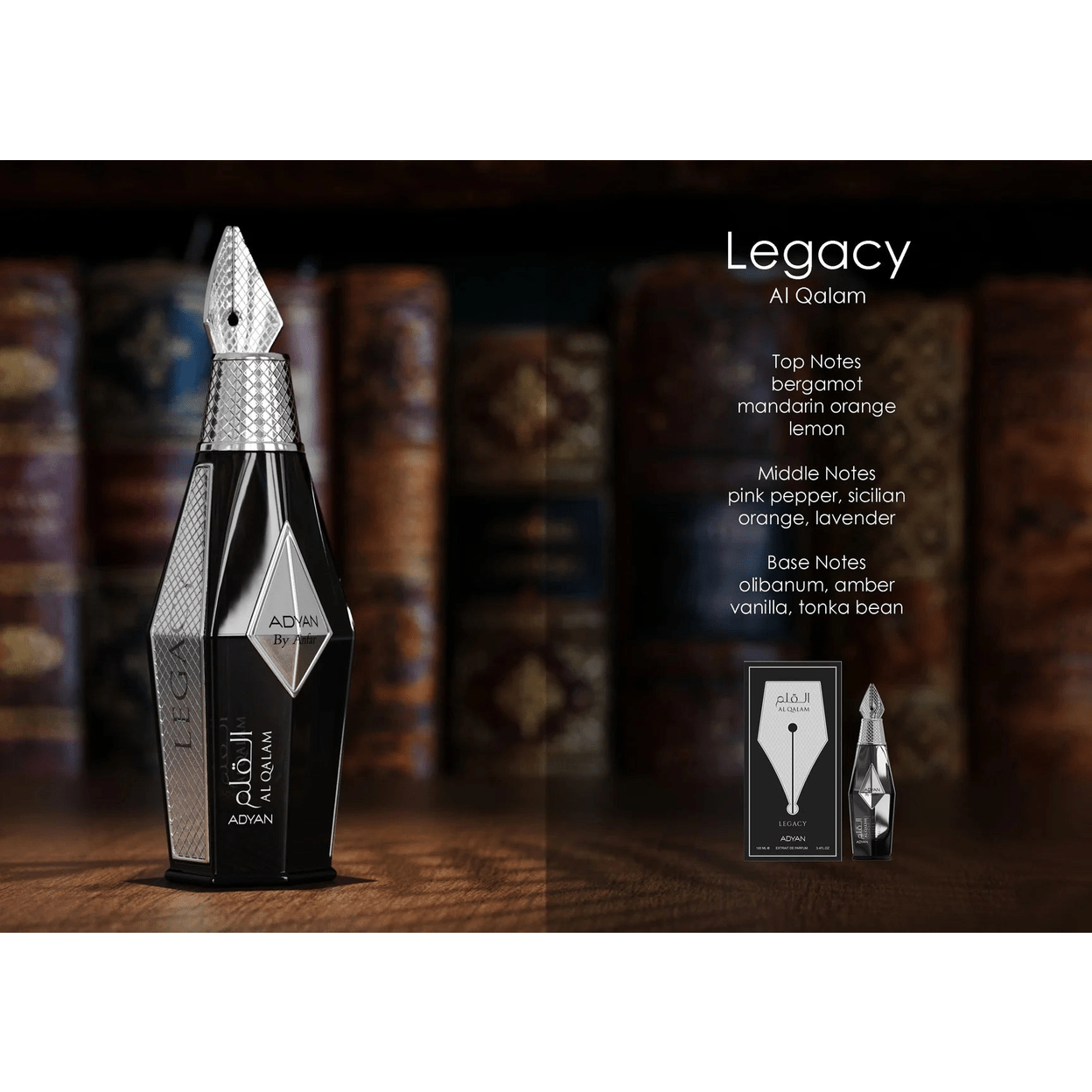 Adyan Al Qalam Legacy Extrait de Parfum 100ml Adyan Al Qalam Legacy Extrait de Parfum 100ml - Image 3