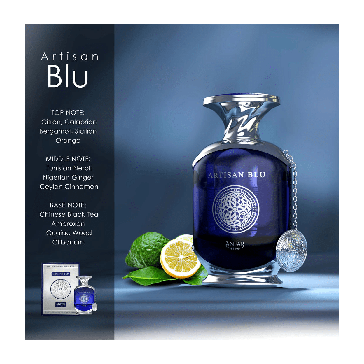 Anfar Artisan Blu Extrait de Parfum 100ml Anfar Artisan Blu Extrait de Parfum 100ml - Image 3