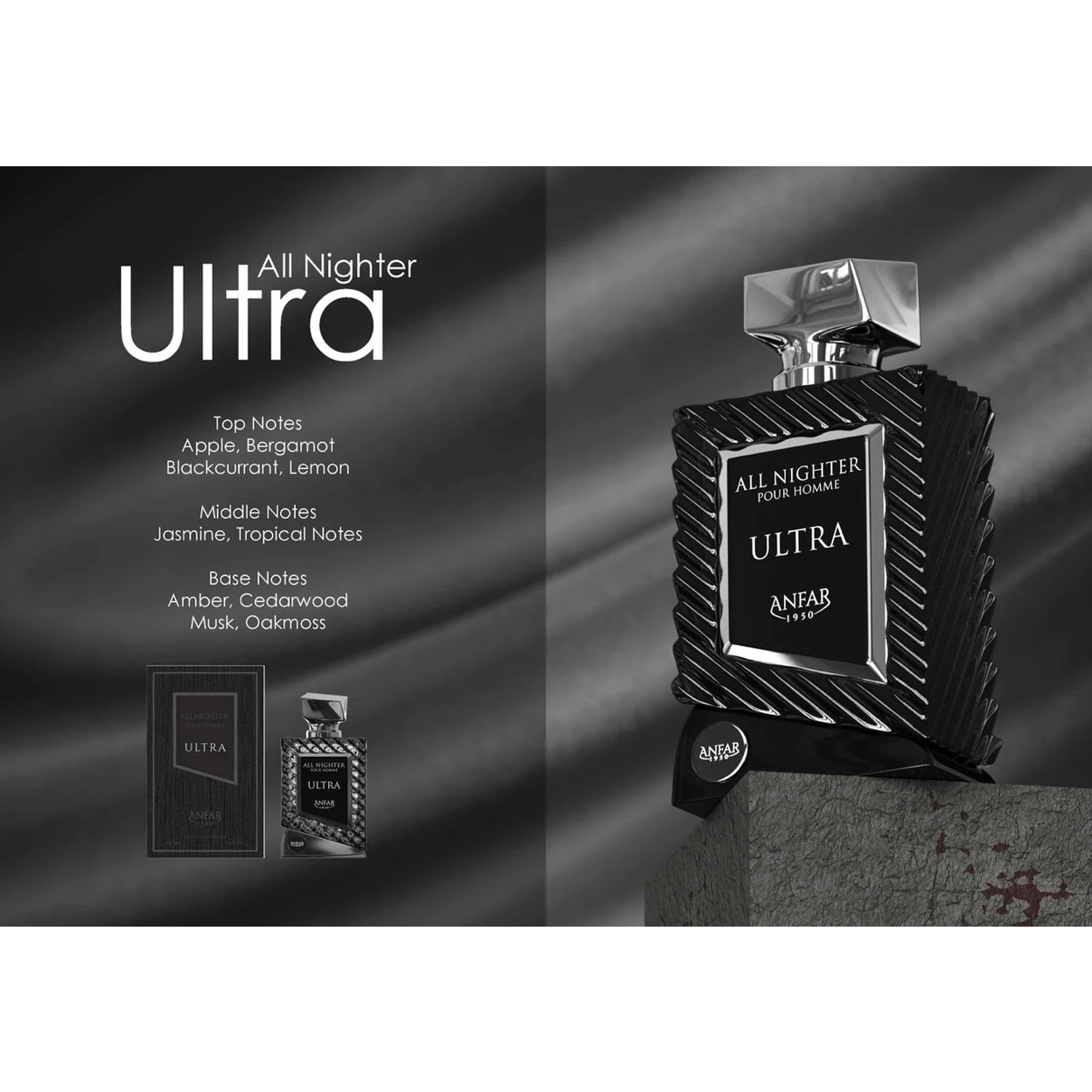 Anfar All Nighter Ultra Extrait de Parfum 100ml Anfar All Nighter Ultra Extrait de Parfum 100ml - Image 3