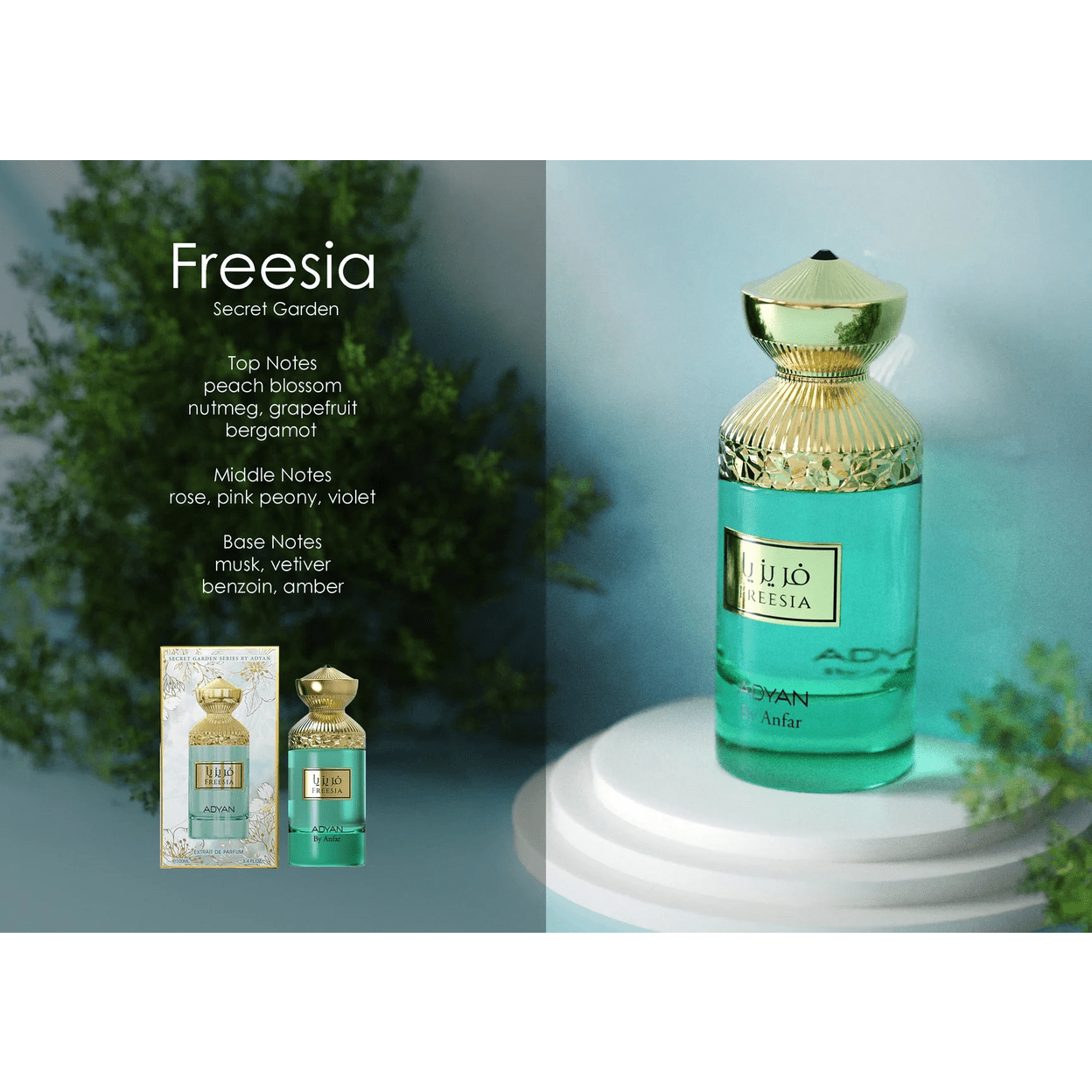 Adyan Freesia: Secret Garden Extrait de Parfum 100ml Adyan Freesia: Secret Garden Extrait de Parfum 100ml - Image 3