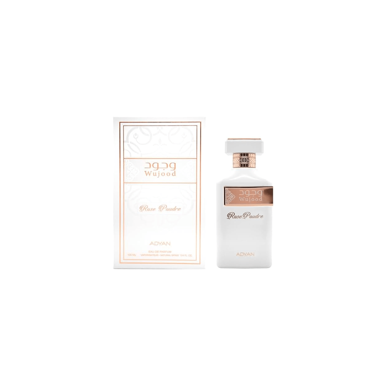 Adyan Wujood Rose Poudre Eau de Parfum 100ml Adyan Wujood Rose Poudre Eau de Parfum 100ml - Image 3