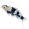 Koi Carp Shiro Utsuri Toy Realistic Fish Figurine Koi Carp Shiro Utsuri Toy Realistic Fish Figurine - Image 3