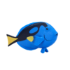 Blue Tang Fish Toy – Realistic Ocean Animal Figurine - Image 3