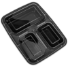 VINSANI 10pk 3 COMPARTMENTS MEAL PREP CONTAINERS 1010425 VINSANI 10pk 3 COMPARTMENTS MEAL PREP CONTAINERS 1010425