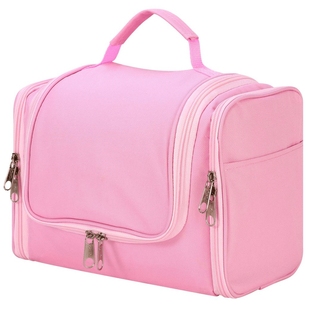 Hanging Toiletry Travel Bag - Pink Hanging Toiletry Travel Bag - Pink - Image 6
