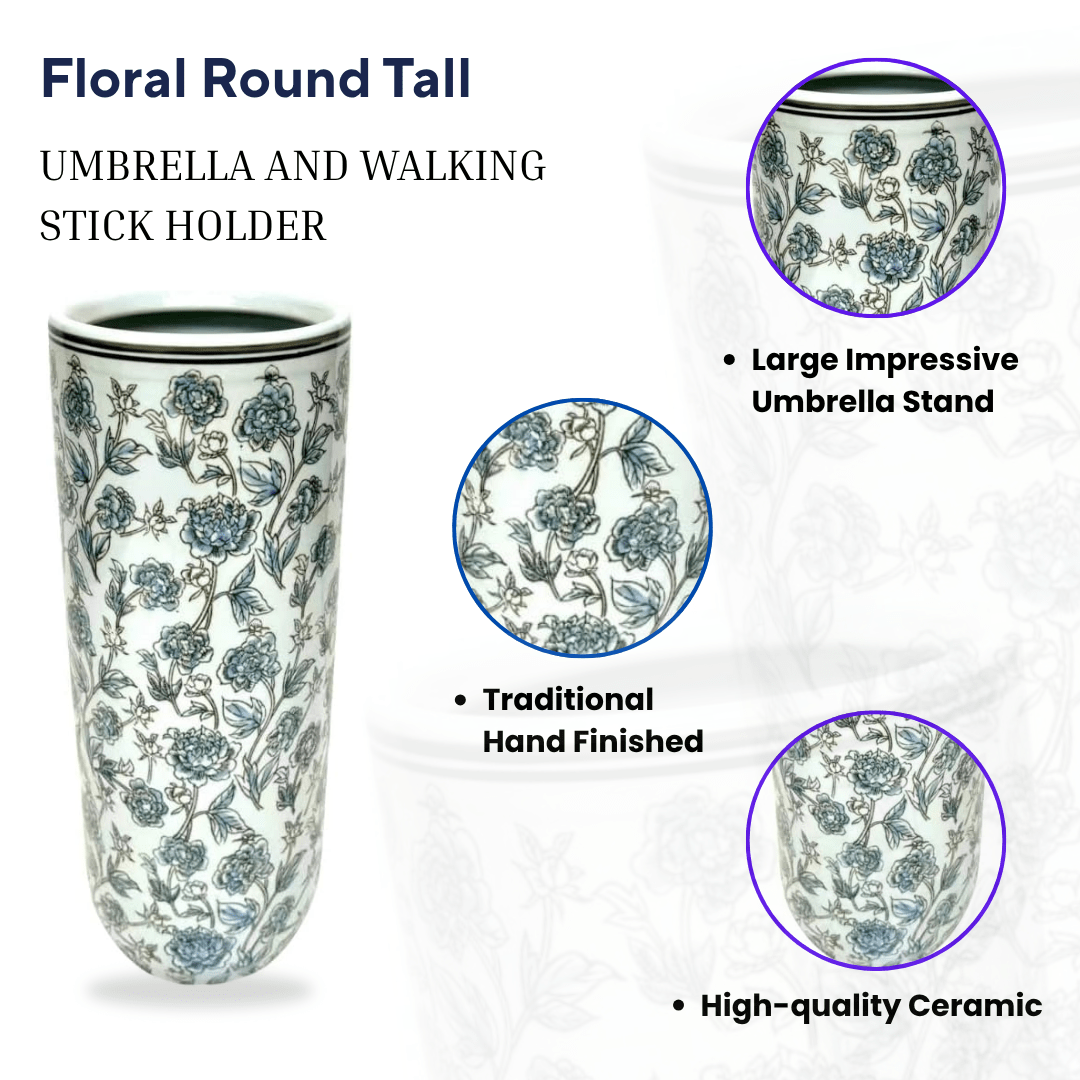 18" Umbrella Stand – Stylish Hallway Storage for Umbrellas & Walking Sticks 18" Umbrella Stand – Stylish Hallway Storage for Umbrellas & Walking Sticks - Image 2