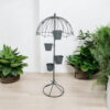 130CM GREY METAL GARDEN PLANTER - Image 3