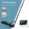 1.55-2.1m Basketball Hoop and Stand with Fillable Base and Wheels, Black
