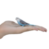 Blue Budgerigar Toy Realistic Exotic Bird Figurine Blue Budgerigar Toy Realistic Exotic Bird Figurine - Image 4