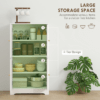 110cm Kitchen Cupboard with 4 Arched Doors and Adjustable Shelves 110cm Kitchen Cupboard with 4 Arched Doors and Adjustable Shelves