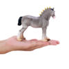 Shire Horse Dapple Grey Toy – Realistic Equestrian Figurine - Image 4
