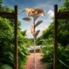 63cm Garden Stake Candle Holder