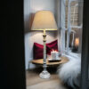 60cm Traditional Table Lamp with Shade - Image 3