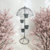 130CM GREY METAL GARDEN PLANTER - Image 5
