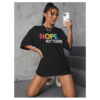 Ladies Oversized Nope Not Today Short Sleeve T-Shirt Ladies Oversized Nope Not Today Short Sleeve T-Shirt - Image 4