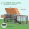 Rabbit Hutch and Outdoor Pet House with Run and Ramp Rabbit Hutch and Outdoor Pet House with Run and Ramp