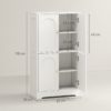 110cm Kitchen Cupboard with 4 Arched Doors and Adjustable Shelves 110cm Kitchen Cupboard with 4 Arched Doors and Adjustable Shelves
