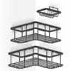 Set of 3 Black Shower Caddies Set of 3 Black Shower Caddies
