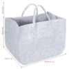VINSANI 2pk Storage Baskets Light Grey 0000509 VINSANI 2pk Storage Baskets Light Grey 0000509