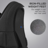 10kg Adjustable Weight Vest for Running and Gym Training, Black
