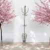 175CM CREAM METAL COAT STAND/ UMBRELLA HOL 175CM CREAM METAL COAT STAND/ UMBRELLA HOL - Image 5