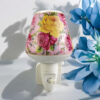 8 Inch Floral LED Nightlight – Yellow and Pink Rose - Image 6