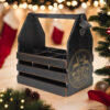 Black 6 Bottle Holder with Bottle Opener - Image 6