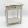 78CM WOODEN 1 DRAWER SIDE TABLE