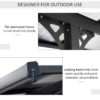 Outdoor Patio Gazebo Pergola, Aluminum Post, 4.35x3m Mounted on the Wall Roof Outdoor Patio Gazebo Pergola, Aluminum Post, 4.35x3m Mounted on the Wall Roof