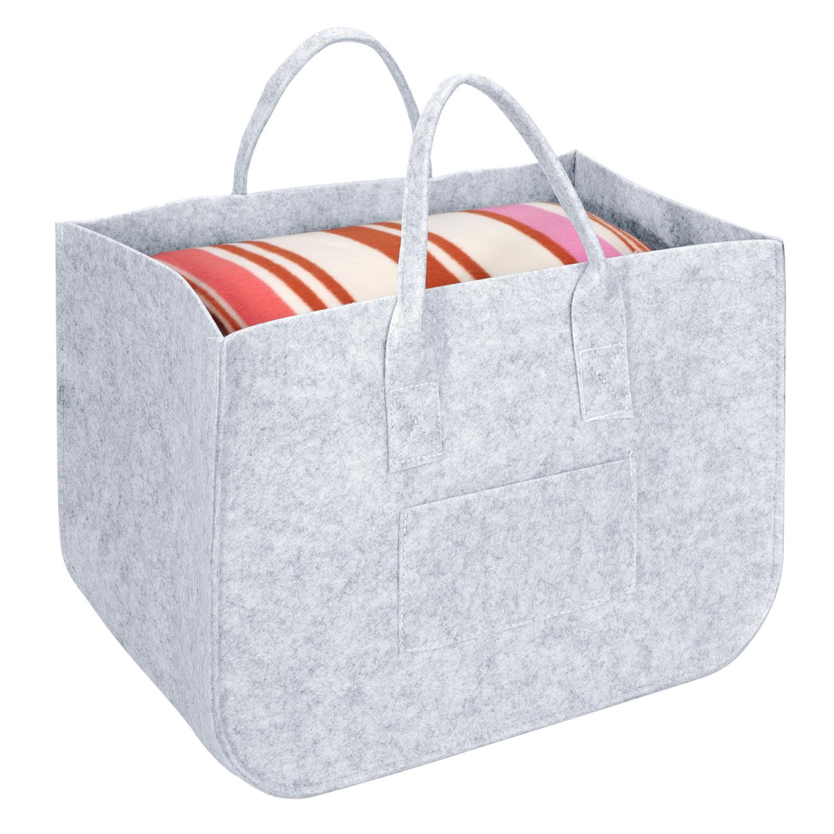 VINSANI 2pk Storage Baskets Light Grey 0000509 VINSANI 2pk Storage Baskets Light Grey 0000509 - Image 7