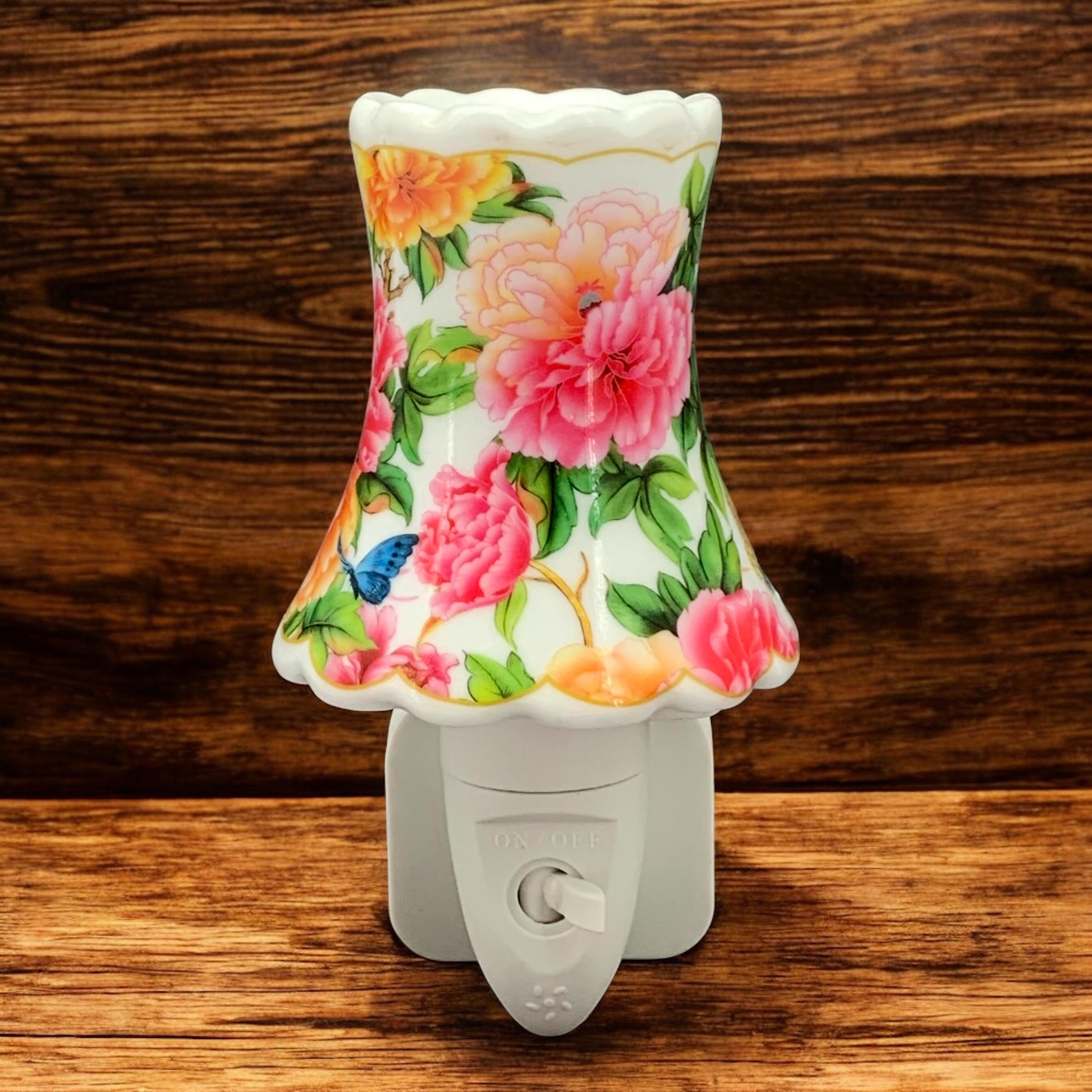 8 INCH FLORAL LED NIGHTLIGHT ORANGE AND PINK 8 INCH FLORAL LED NIGHTLIGHT ORANGE AND PINK - Image 6