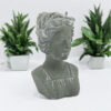 38cm Grey Resin Decorative Bust