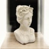 38cm Cream Resin Decorative Bust