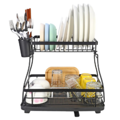Alternative view of Black Dish Rack