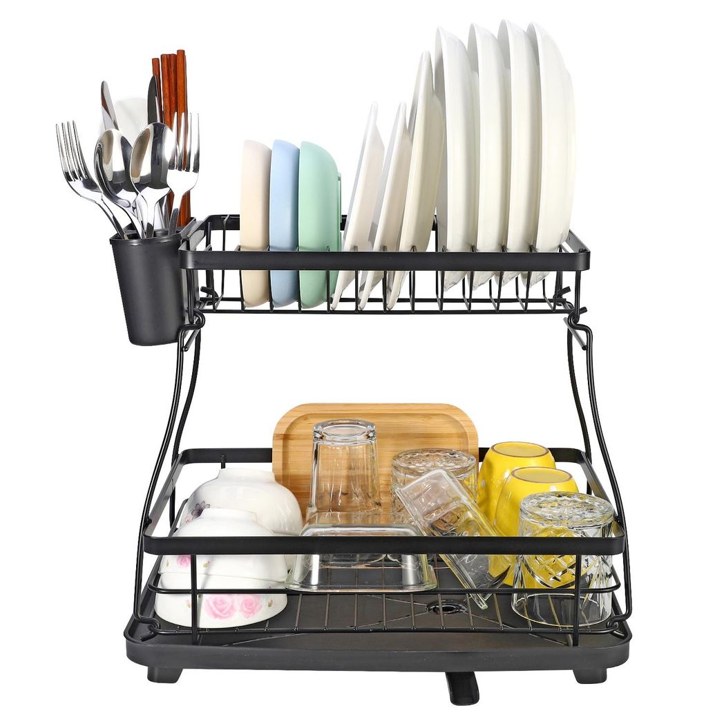 Black Dish Rack Black Dish Rack - Image 2