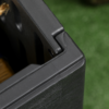 Outsunny 336 Litre Rolling Outdoor Garden Storage Box, Plastic Container, Black - Image 7