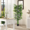 Artificial Bamboo Tree Plant, 1.8 m-Green Bamboo/ Black Pot - Image 7