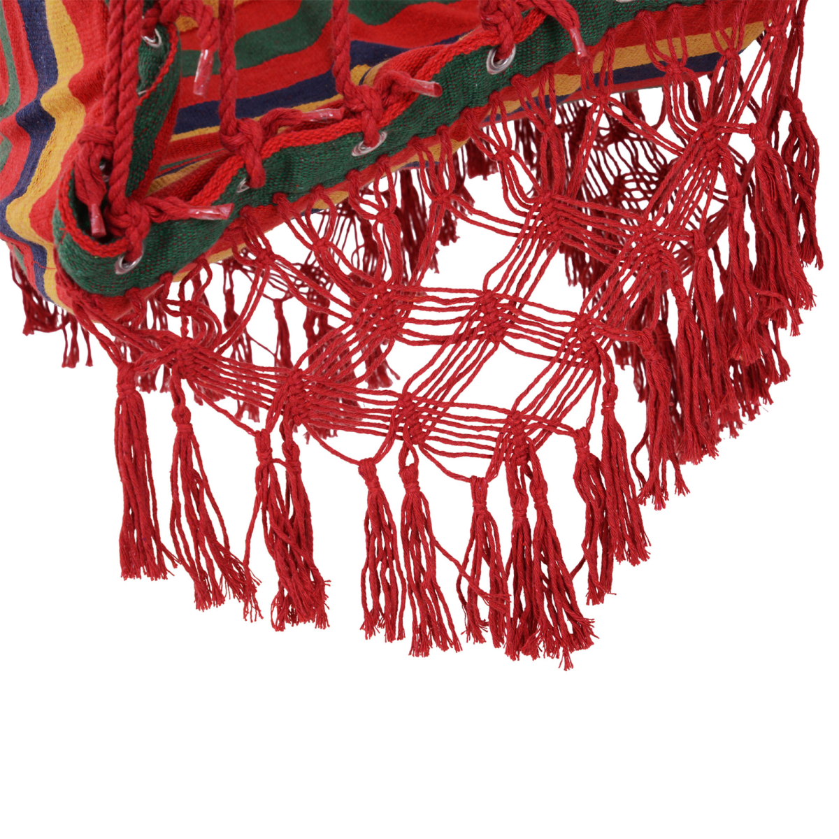 Hammock Chair Swing Colourful Striped Seat Porch Indoor Outdoor Hanging Beach Hammock Chair Swing Colourful Striped Seat Porch Indoor Outdoor Hanging Beach - Image 7