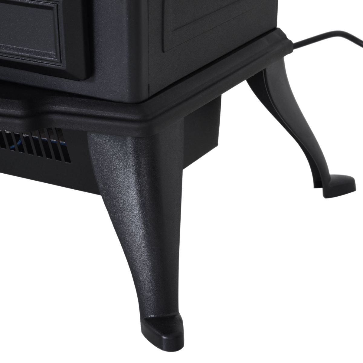 1850W Flame Effect Freestanding Electric Fireplace Stove – Black 1850W Flame Effect Freestanding Electric Fireplace Stove – Black - Image 7